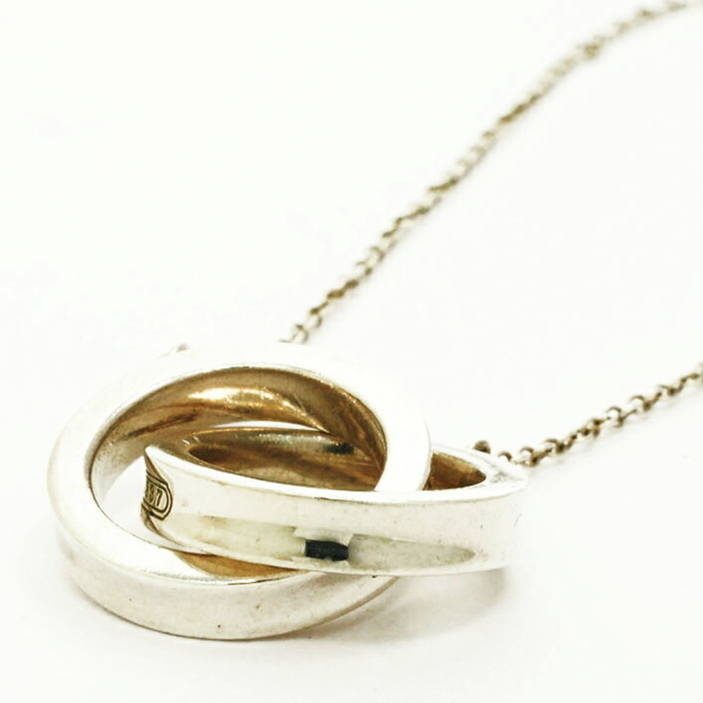 Tiffany Interlocking Circles Silver Pendant